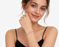 Bracelet de Thérapie Magnétique en Gros, Vente Chaude, pour Femmes, Réglable, Tendance, avec Aimants Porte-Bonheur, Motif Croix et Feuille, Fermoir Montre, Accessoires