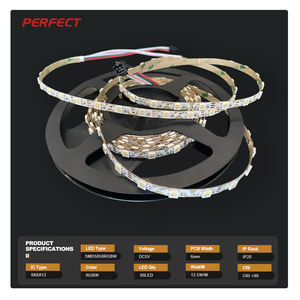 Tira de LED RGBW SMD5050 Programable en Forma de S, con IC Integrado, DC5V60LED/M, 12.5W/M, Alto Lumen, para Iluminación Decorativa y Publicitaria - Product Image 3