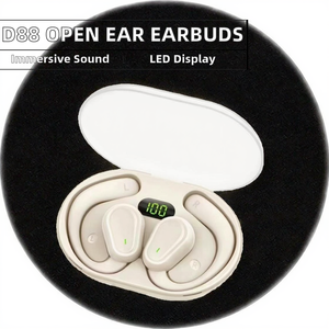 Audífonos Inalámbricos D88 TWS, Audífonos Deportivos de Oreja Abierta, Pantalla Digital, Sonido HIFI, Resistentes al Agua IPX4, Control Táctil, Gancho para la Oreja, AAC - Product Image 2