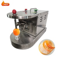 Commerciële, zeer efficiënte roestvrijstalen fruitpelschilmachine voor peren, kiwi's, mango's, citroenen, appels, knoflook, sinaasappels en citrusvruchten, voor gebruik in winkels.