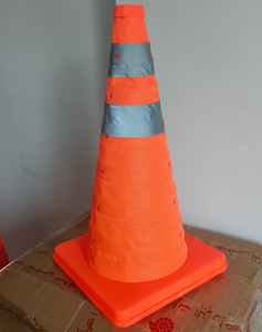 Bon prix, cônes de signalisation réfléchissants de 45 cm, cône de circulation pliable - Product Image 3