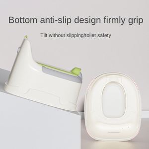 Enfants en plastique dessin animé à motifs pot formation urine toilette garçons filles enfant en bas âge toilette avec anneau dossier pour enfants tous les âges - Product Image 3