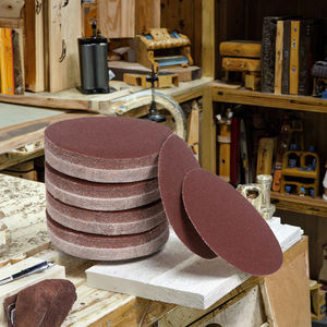 Papel de <span class=keywords><strong>Lija</strong></span> <span class=keywords><strong>Circular</strong></span> de Alúmina Roja de 5 Pulgadas con Gancho y Bucle <span class=keywords><strong>para</strong></span> Pulir Madera y Metal, <span class=keywords><strong>para</strong></span> Lijadora Orbital, Granos 40-2000 - Product Image 2