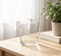 Flacon pulvérisateur de luxe en verre 50 ml – Diffuseur de parfum, pompe pour nettoyant visage, conteneur cosmétique vide, outil portable