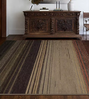 Tapis de salon moderne du milieu du siècle, tapis de chevet vintage de luxe de style américain pour la décoration de chambre à coucher