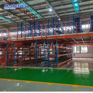 Ruimtebesparend magazijn mezzaninevloer stellingsysteem maximaliseert verticale opslagruimte - Product Image 3