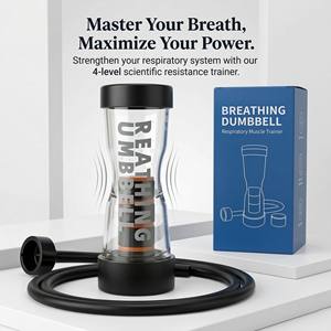 Entrenador Respiratorio Premium Ajustable con Pesas <span class=keywords><strong>de</strong></span> 4 Niveles (100g) - Ejercitador Pulmonar Profesional - ¡Compra <span class=keywords><strong>Online</strong></span> Ahora! - Product Image 4