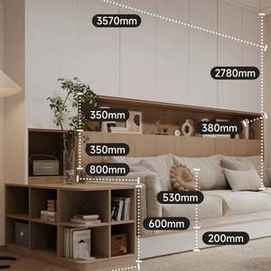 Nordic Style Multi-Function Storage <b>Cabinet</b> High Quality Wood Panel <b>Display</b> for Living Room Home Furniture for Hotels Apartments - Product Image 2