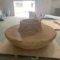 Meubles d'extérieur personnalisés, pots de fleurs paramétriques, jardinières en bois massif OAK, meubles en bois paramétriques