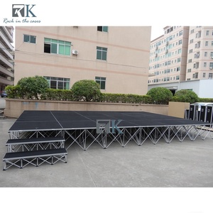 Exhibiciones Etapa 60cm Altura Elevador de aluminio Sistema de escenario plegable simple - Product Image 1