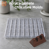 Moules à chocolat en polycarbonate transparent de qualité alimentaire sans BPA TUORONG, moules en plastique pour la fabrication de bonbons, plateau de cuisson, moules pour chocolat
