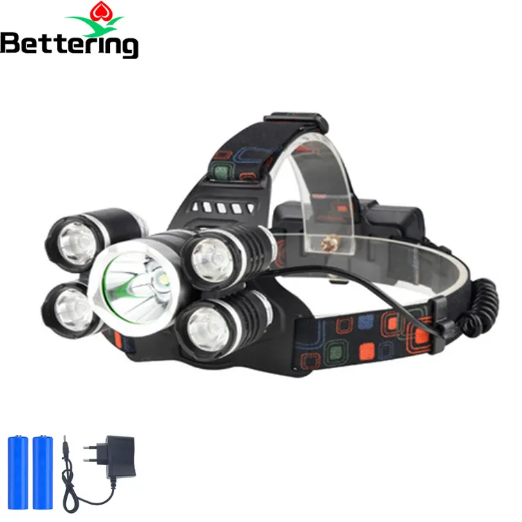 high power usb rechargeable camping fishing outdoor super bright 5000 lumens led head light lantern cob headlamps for hunting