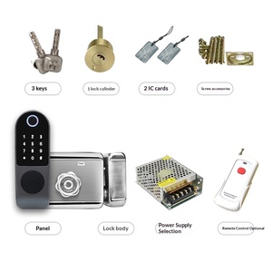 Serratura Elettronica per Porta Esterna in Ferro con Impronta Digitale, Password e Scheda di Controllo, Sblocco Universale, Stile Vintage per Uso in Appartamenti - Product Image 6