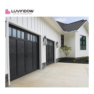 Portes de garage automatiques modernes de sécurité Portes de garage enroulables intelligentes sectionnelles isolées par le son et résistantes aux ouragans - Product Image 4