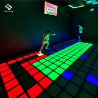 Sistema de Juego Interactivo con Piso LED de Píxeles para Parques Infantiles Interiores, Equipamiento para Parques de Diversiones
