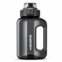 Bouteille d'eau sport 1,2 L (40 oz) avec poignée latérale intégrée, anti-fuite, isolation thermique PC 0-6h, sans BPA, couvercle à clapet, OEM/ODM en gros