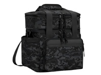 Sac à déjeuner isotherme pliable et réutilisable, grande capacité, imperméable, durable, réglable, à double compartiment, pour le travail