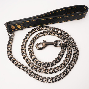 Factory Wholesale Stainless Steel Gold Cuban Link Pet Pitbull <strong>Dog</strong> <strong>Chains</strong> Leash Luxury <strong>Collar</strong> for Large <strong>Dogs</strong> Heavy Duty - Product Image 4