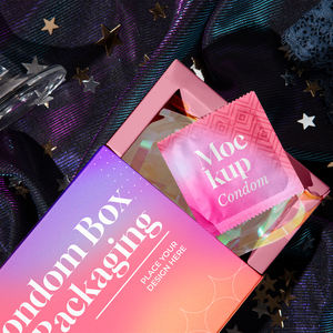 יצרן סיטונאי קרטון תיבת קונדום מותאם אישית הדפסה לוגו אריזת נייר קרטון נייר מתנה - Product Image 4