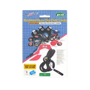 Corde élastique robuste Maxeed 18 mm x 100 cm, 2 pièces, pour le remorquage de voitures et la fixation de cargaisons - Product Image 2