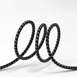 Custom Stretch Polyester Latex Elastic Cord 2.5mm 3mm Dotted Elastic Rope - Product Image 6