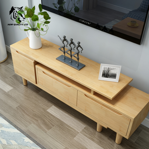 Meuble TV rétractable en bois, nouveau design, pour salon, avec logo personnalisé, prix compétitif, stock important, dropshipping, fournisseur chinois. - Product Image 4