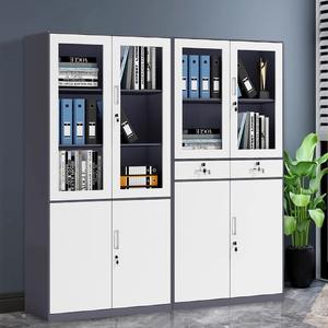 Armoire de classement de <span class=keywords><strong>bureau</strong></span> moderne en métal réglable avec porte vitrée, <span class=keywords><strong>casier</strong></span> de <span class=keywords><strong>rangement</strong></span> en acier pour <span class=keywords><strong>bureau</strong></span> à domicile - Product Image 3
