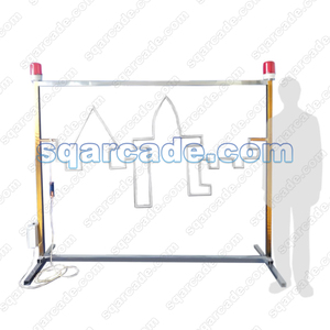 कस्टम डिय विशाल इलेक्ट्रिक मनोरंजन पार्क टाइमर संवादात्मक चुनौती प्रतिक्रिया तालिका शीर्ष माज़ तार तार स्थिर हाथ खेल मशीन - Product Image 3