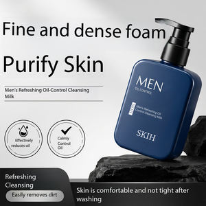 <span class=keywords><strong>Limpiador</strong></span> <span class=keywords><strong>Facial</strong></span> para Hombres en Crema, Limpieza Profunda Química, Control de Grasa, Eliminador de Puntos Negros, Suave, No Reseca la Piel - Product Image 5