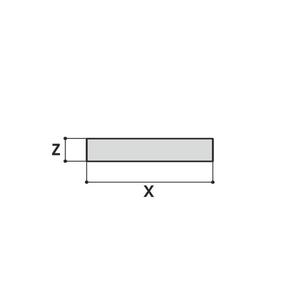 Barra Plana de Acero de Alta Calidad Estándar EN 6060 T5 y 6060 T4, Italia BP 100 x 10, para la Industria de Automatización - Product Image 1