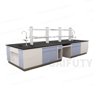 Mesa de Trabajo de Laboratorio Saiford, Tablero de Quimioluminiscencia de Núcleo Sólido, Totalmente de Acero, Escritorio de Oficina Personalizable - Product Image 2