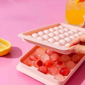 Bac à glaçons de qualité alimentaire avec couvercle, résistant au congélateur, moule rectangulaire pour mini-boules de glace - Product Image 2