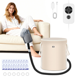 Máquina Portátil <span class=keywords><strong>de</strong></span> <span class=keywords><strong>Terapia</strong></span> <span class=keywords><strong>de</strong></span> Frío con Temporizador Programable, Máquina <span class=keywords><strong>de</strong></span> Hielo Silenciosa para Aliviar el Dolor <span class=keywords><strong>de</strong></span> <span class=keywords><strong>Rodilla</strong></span>, Hombro y Tobillo - Product Image 1