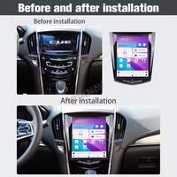 Autoradio Android 13 10,4 pouces pour Cadillac ATS CTS SRX Escalade 2013-2018 Carplay Auto Stéréo GPS Navigation Lecteur multimédia