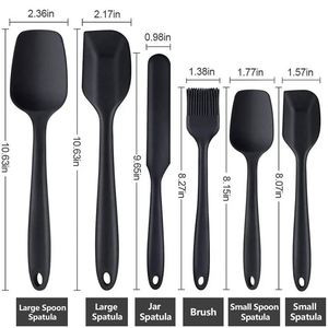 Custom 6Pcs Food Grade Heat-Resistant Silicone <b>Set</b> Utensils Baking Accessories and Tools - Product Image 3