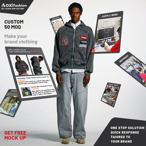 مصنع ملابس رياضية حسب الطلب مع خدمة طباعة الشعار، الحد الأدنى للطلب 50 قطعة، صناعة ملابس بعلامتك التجارية، طقم رجالي من قطعتين (هودي وبنطلون جوجرز) - Product Image 3