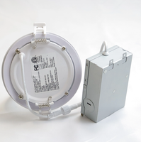Plafonnier LED encastré ultra-plat, dimmable, 5 CCT, 3, 4 et 6 pouces, personnalisable, garantie 5 ans, certifié ETL (USA, Canada)