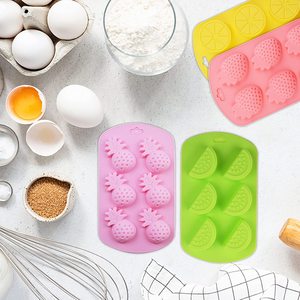 แม่พิมพ์ซิลิโคนรูปผลไม้สับปะรด เลมอน แตงโม สตรอว์เบอร์รี - Product Image 3