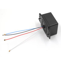 Antena Vertical Multibanda MIMO de 4 Puntas para Vehículo, GPS 4G 5G WiFi y Generador de Iones Negativos ABS DC12V, Transformador de Corriente 110V/220V