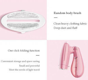 衣類用折りたたみ式スチームアイロン旅行用ミニハンドヘルドガーメントスチーマーおよび衣類用ホームスチームリンクルリムーバー - Product Image 3