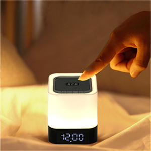 Quà Tặng Tốt Nhất Đèn Ngủ <span class=keywords><strong>5</strong></span> Trong 1 Điều Khiển Nhạc Cảm Ứng Đèn Ngủ Loa Không Dây Kèm Lịch Kỹ Thuật Số Đồng Hồ Báo Thức - Product Image 5