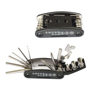 11 en 1 ensemble d'outils <span class=keywords><strong>clé</strong></span> à rayons ensemble outils vélo de montagne mini jeu de tournevis vélo vélo Multi Kit d'outils de réparation - Product Image 3