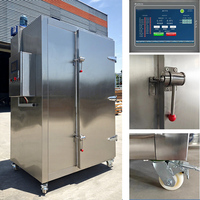 Industriële Hetelucht Voedseldehydrator 100KG-300KG PLC-gestuurde Gedroogde Fruit Droogmachine Groente Droogmachine