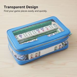 Sac de <span class=keywords><strong>rangement</strong></span> transparent en PVC coloré personnalisé Royal Fair pour composants de jeux de société et fournitures d'artisanat - Product Image 3