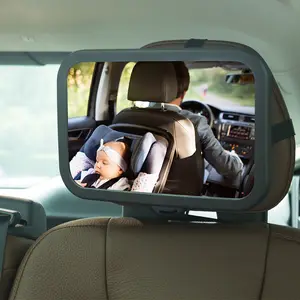 Monitor de segurança para bebês, espelho retrovisor de assento de carro, assento ajustável para assento traseiro, acrílico ajustável, vista ampla, à prova de quebra, novo