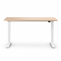 Bureau debout électrique à moteur unique, réglable en hauteur, pour le travail assis-debout, poste de travail ergonomique moderne