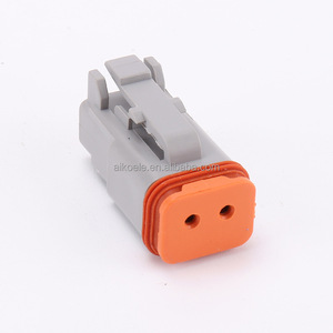 Conector Automotriz Impermeable PA66 DT06-2S de 2 Vías Hembra con 2 Pines y Carcasa de Nylon Deutsch DT - ¡Oferta Especial! - Product Image 1