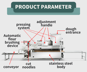 Macchina per fare la <span class=keywords><strong>pasta</strong></span> macchina per <span class=keywords><strong>pasta</strong></span> tagliatelle tagliate macchina per <span class=keywords><strong>pasta</strong></span> elettrica automatica macchine per la produzione di prodotti per cereali - Product Image 5