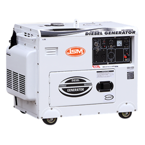 ポータブル静音空冷式ディーゼル発電機 6.5kw 7kw 7.5kw 50/60Hz 単相 JDP195FE搭載 商用バックアップ用 - Product Image 2