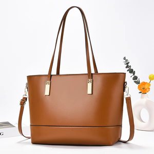Sac à bandoulière élégant pour femme, grande capacité, fermeture éclair, doublure en polyester, style coréen raffiné - Product Image 1